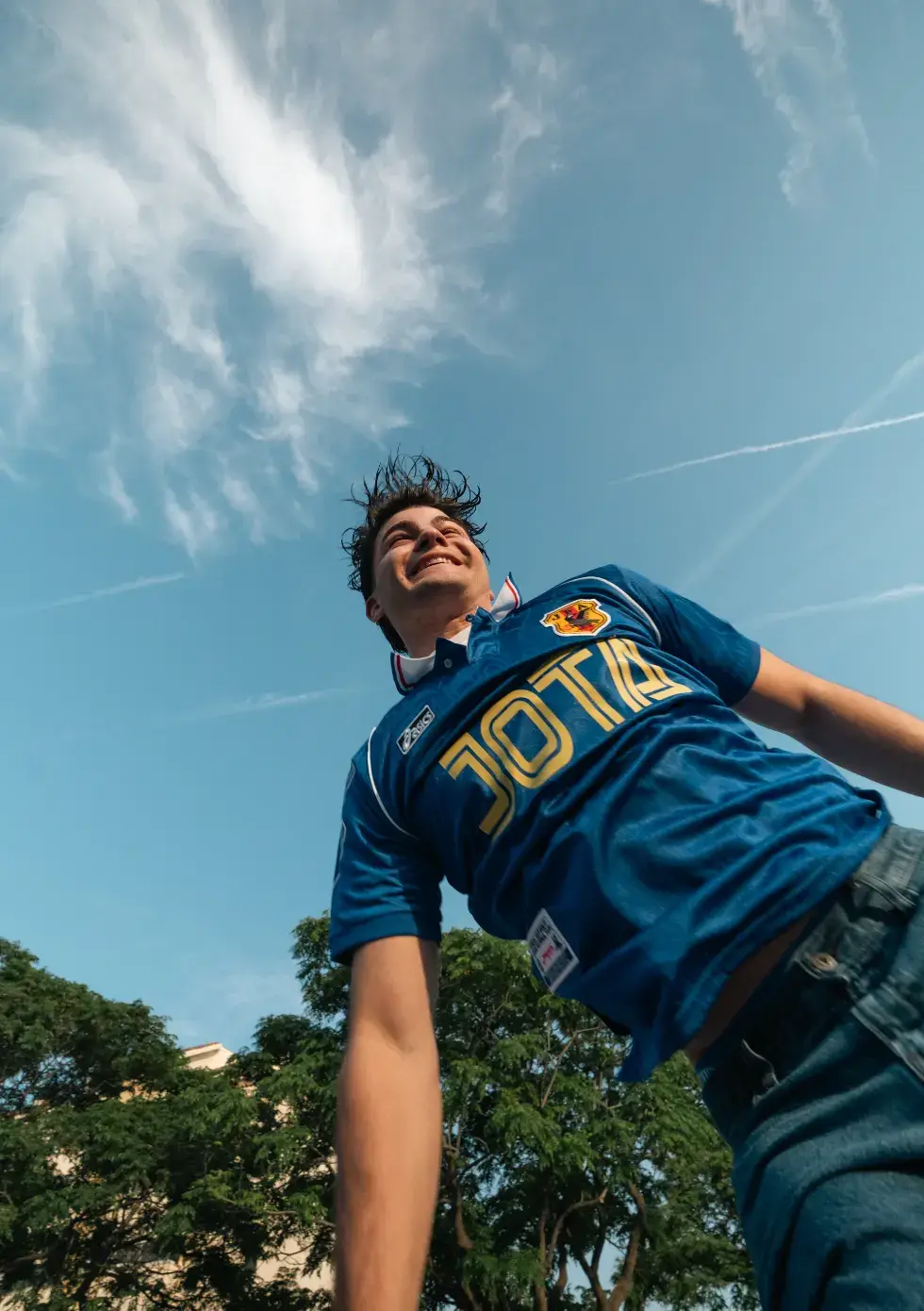 JOTA RELEASES VINTAGE JERSEY WORLD CUP REWORKS image details the release of the JOTA upcycled vintage football jersey collection on June 7 2026. (image 6 of 12)