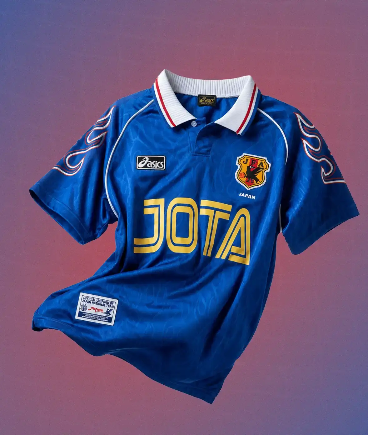JOTA RELEASES VINTAGE JERSEY WORLD CUP REWORKS image details the release of the JOTA upcycled vintage football jersey collection on June 7 2026. (image 11 of 12)