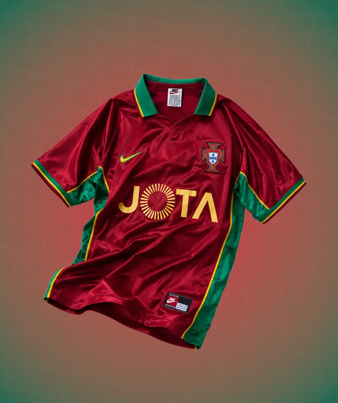 JOTA RELEASES VINTAGE JERSEY WORLD CUP REWORKS image details the release of the JOTA upcycled vintage football jersey collection on June 7 2026. (image 8 of 12)