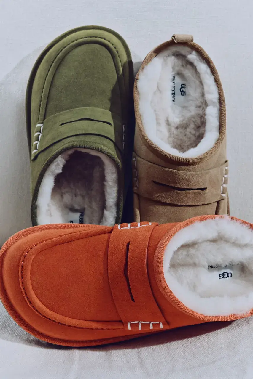 JW ANDERSON AND UGG RELEASE FOOTWEAR COLLABORATION image detailing the JW Anderson and UGG footwear collaboration launch on October 15 featuring musician Blood Orange. (image 4 of 8)