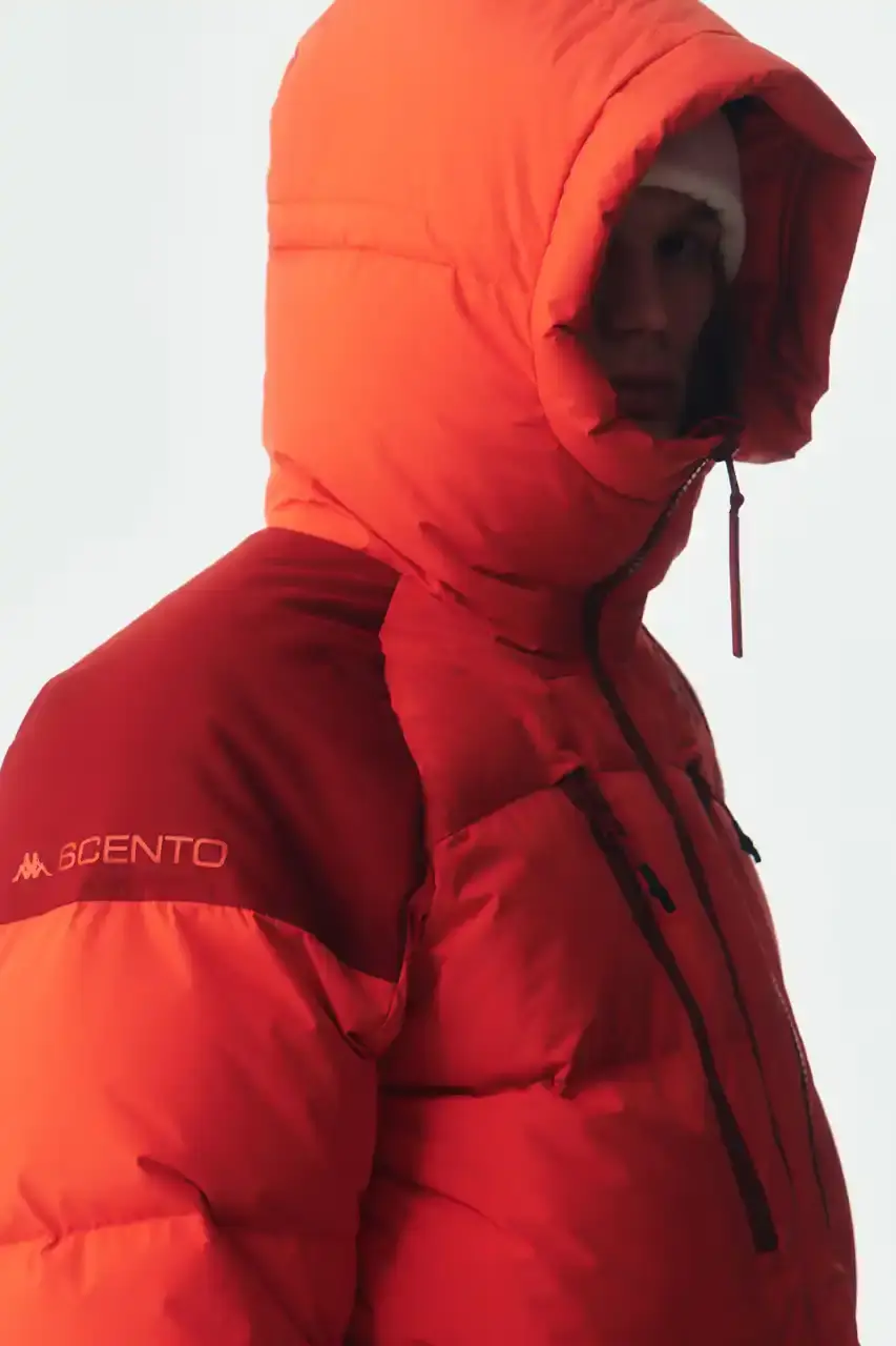 KAPPA LAUNCHES THREE-TIER SKI COLLECTION Italian sportswear brand Kappa introduces Fall/Winter 2025 ski collection organized into three performance tiers with signature 222Banda stripe detailing. (image 5 of 16)