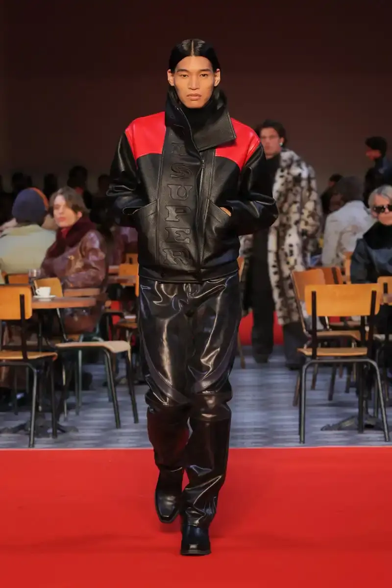 KIDSUPER SHIFTS TONE FOR FALL/WINTER 2026 KidSuper Fall/Winter 2026 collection article discussing the brand's new direction with stylist Imruh Asha, featuring a short film with Vincent Cassel and collaborations with Jameson and Havaianas at paris fashion week (image 11 of 28)