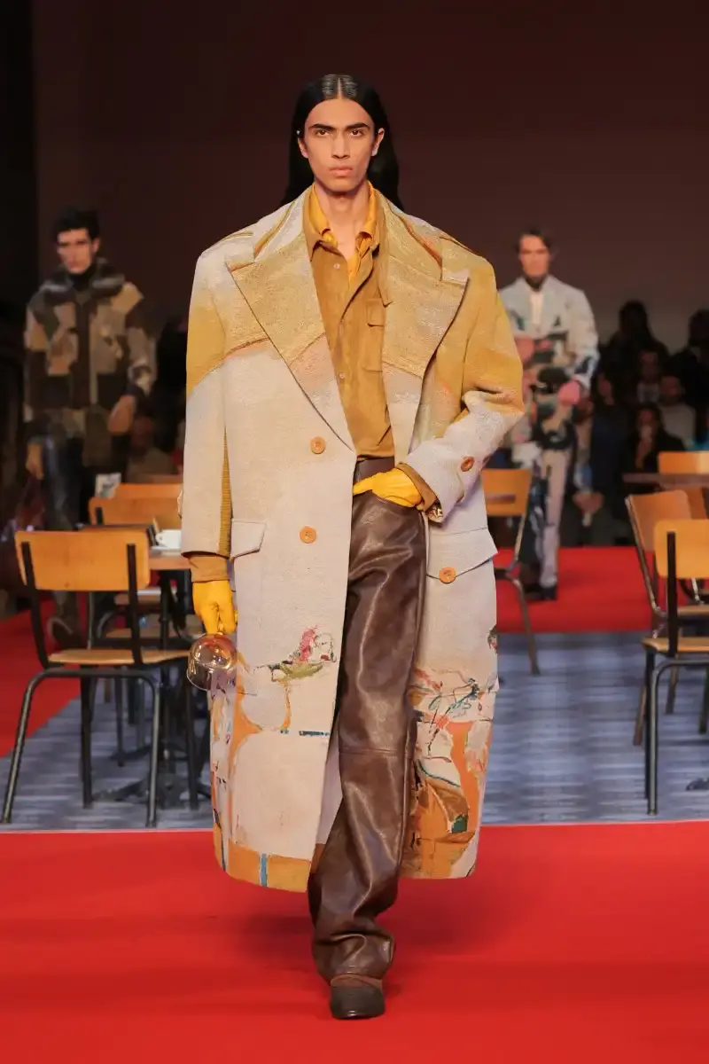 KIDSUPER SHIFTS TONE FOR FALL/WINTER 2026 KidSuper Fall/Winter 2026 collection article discussing the brand's new direction with stylist Imruh Asha, featuring a short film with Vincent Cassel and collaborations with Jameson and Havaianas at paris fashion week (image 5 of 28)