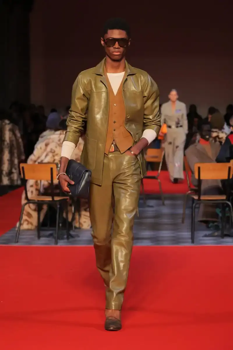 KIDSUPER SHIFTS TONE FOR FALL/WINTER 2026 KidSuper Fall/Winter 2026 collection article discussing the brand's new direction with stylist Imruh Asha, featuring a short film with Vincent Cassel and collaborations with Jameson and Havaianas at paris fashion week (image 18 of 28)
