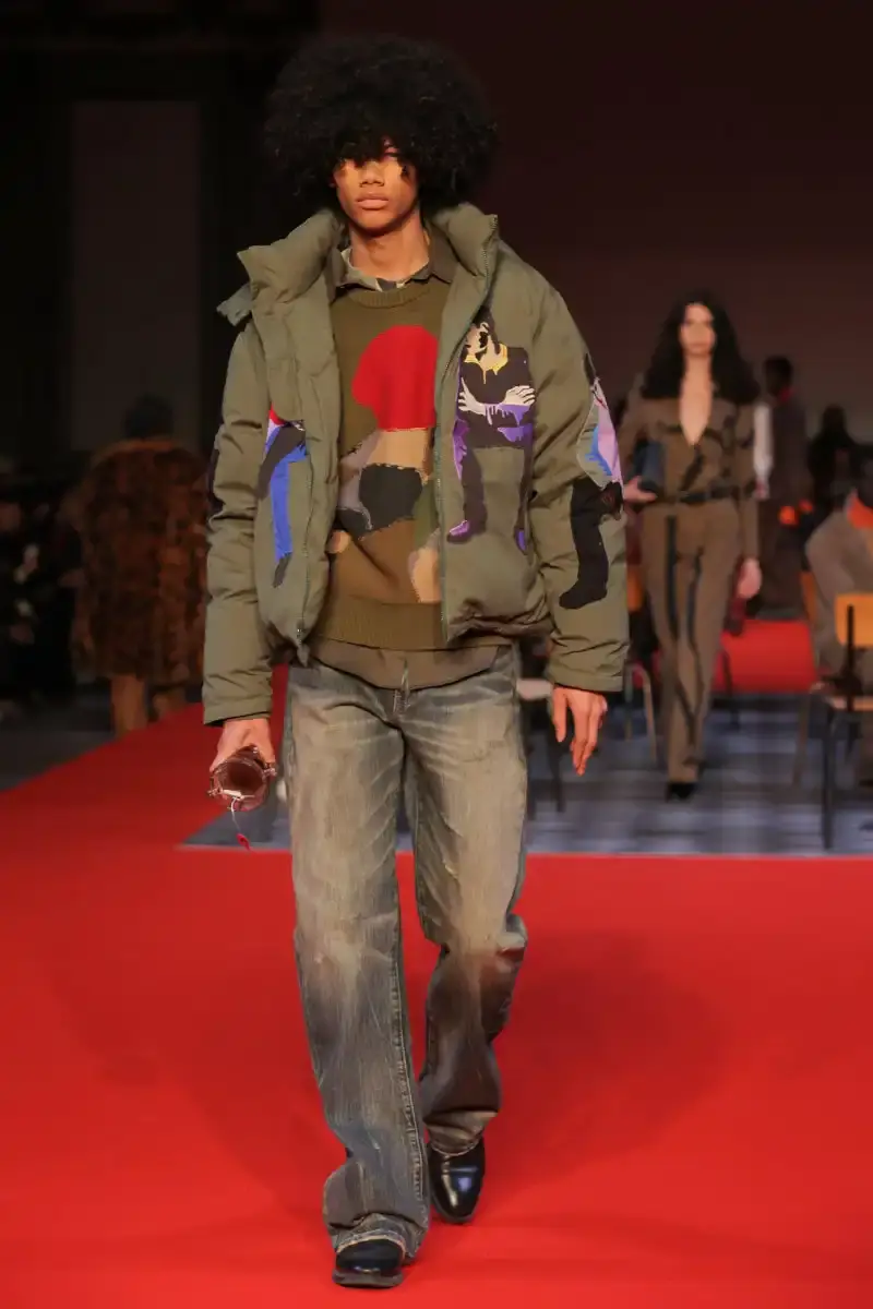KIDSUPER SHIFTS TONE FOR FALL/WINTER 2026 KidSuper Fall/Winter 2026 collection article discussing the brand's new direction with stylist Imruh Asha, featuring a short film with Vincent Cassel and collaborations with Jameson and Havaianas at paris fashion week (image 19 of 28)