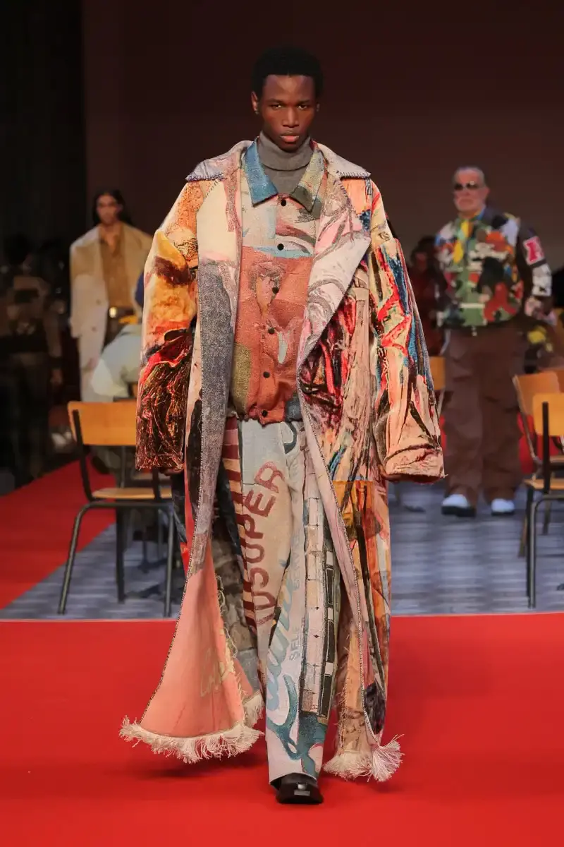 KIDSUPER SHIFTS TONE FOR FALL/WINTER 2026 KidSuper Fall/Winter 2026 collection article discussing the brand's new direction with stylist Imruh Asha, featuring a short film with Vincent Cassel and collaborations with Jameson and Havaianas at paris fashion week