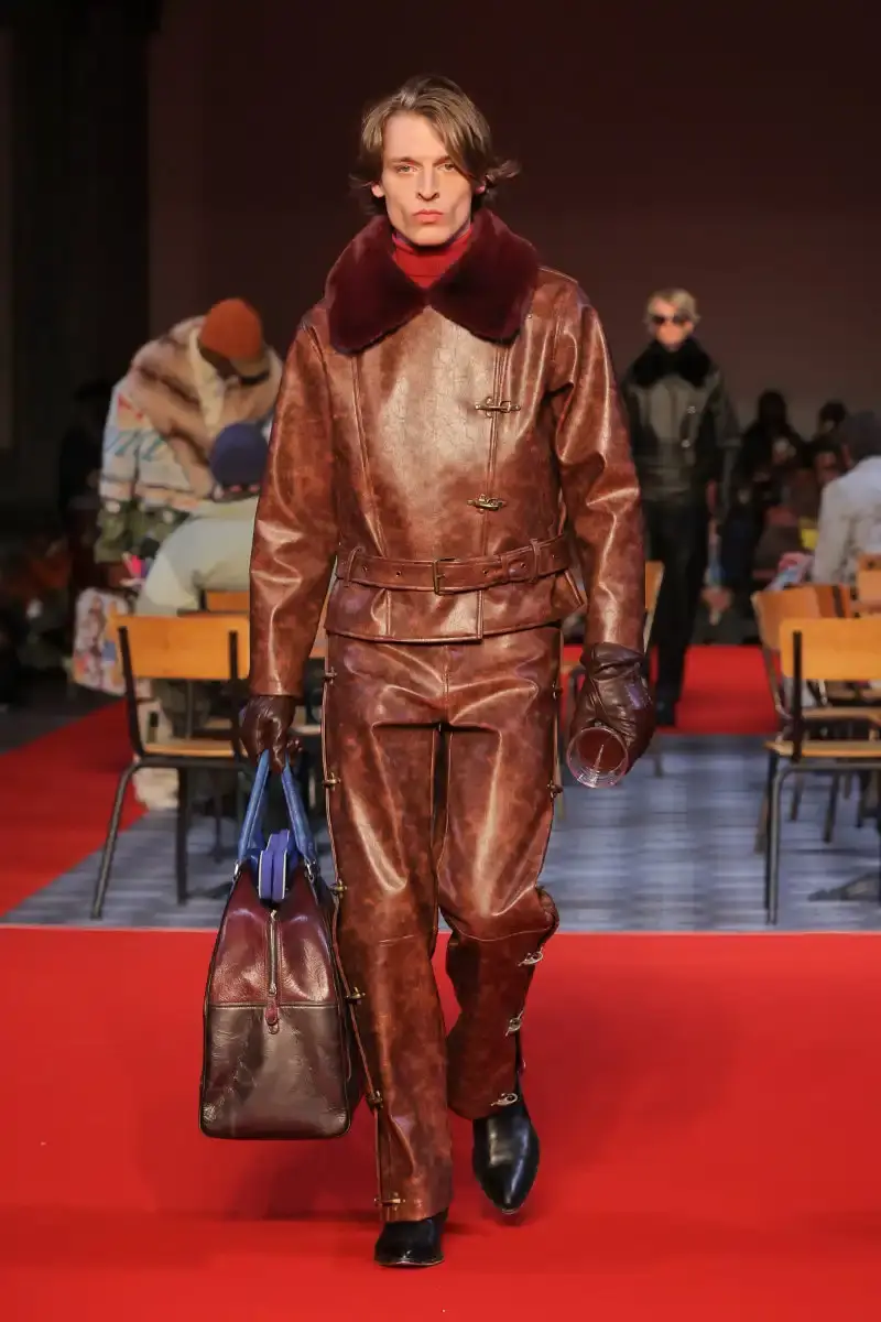 KIDSUPER SHIFTS TONE FOR FALL/WINTER 2026 KidSuper Fall/Winter 2026 collection article discussing the brand's new direction with stylist Imruh Asha, featuring a short film with Vincent Cassel and collaborations with Jameson and Havaianas at paris fashion week (image 8 of 28)