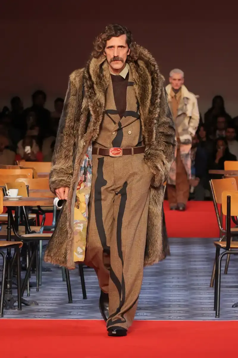 KIDSUPER SHIFTS TONE FOR FALL/WINTER 2026 KidSuper Fall/Winter 2026 collection article discussing the brand's new direction with stylist Imruh Asha, featuring a short film with Vincent Cassel and collaborations with Jameson and Havaianas at paris fashion week (image 2 of 28)