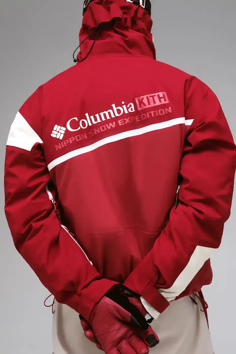 KITH AND COLUMBIA LAUNCH ALPINE COLLECTION Kith for Columbia NSE collection featuring technical ski jackets, snowboards, and alpine equipment inspired by Japanese mountain landscapes. (image 12 of 18)