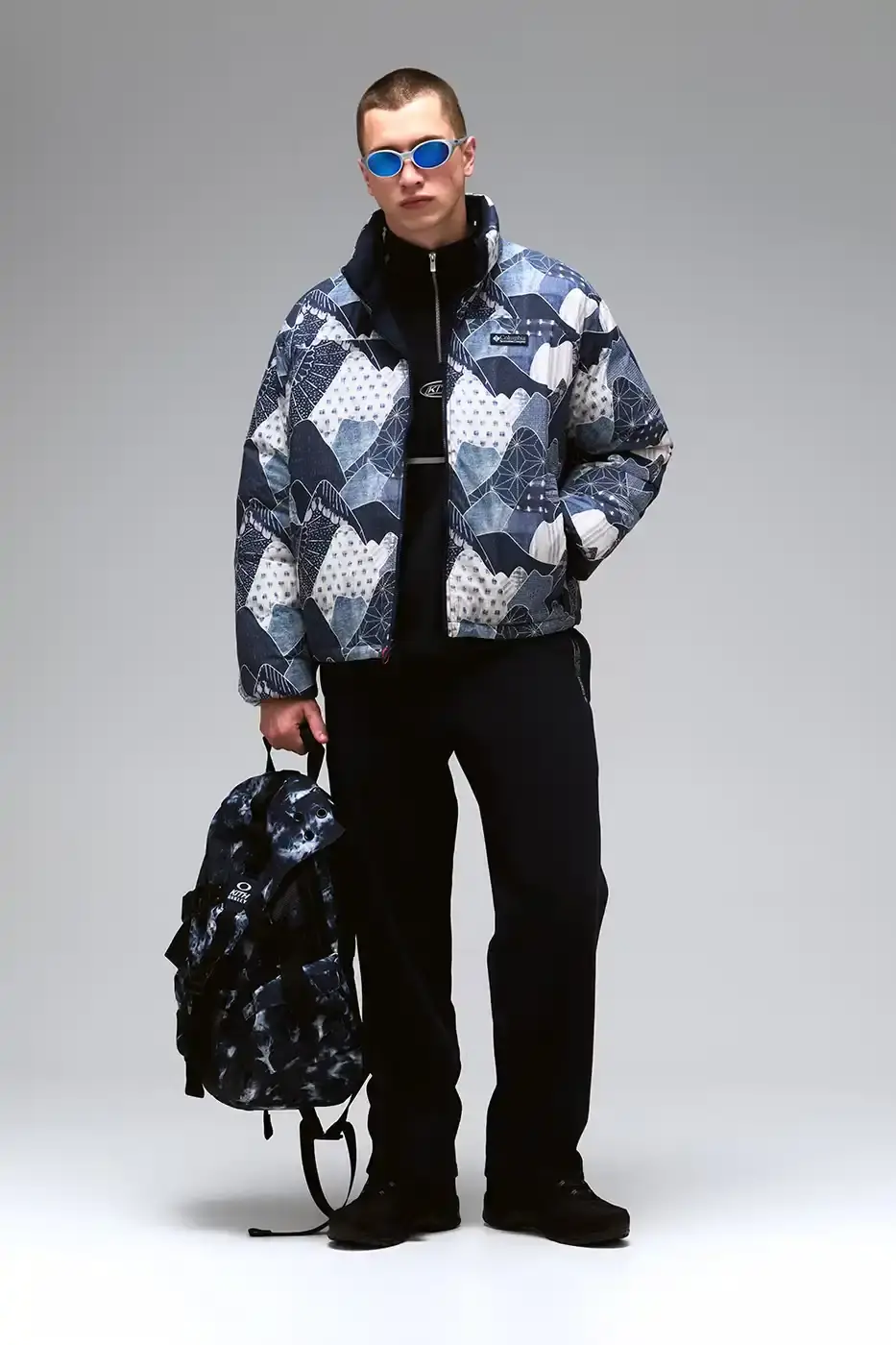 KITH AND COLUMBIA LAUNCH ALPINE COLLECTION Kith for Columbia NSE collection featuring technical ski jackets, snowboards, and alpine equipment inspired by Japanese mountain landscapes. (image 16 of 18)
