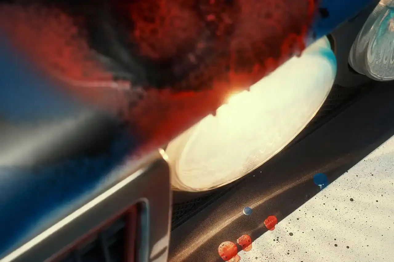 Spot A Lancia Delta Integrale rally car painted by artist Slawn, featuring bold artistic interpretations of the classic Martini racing livery with contemporary street art elements. (image 7 of 13)