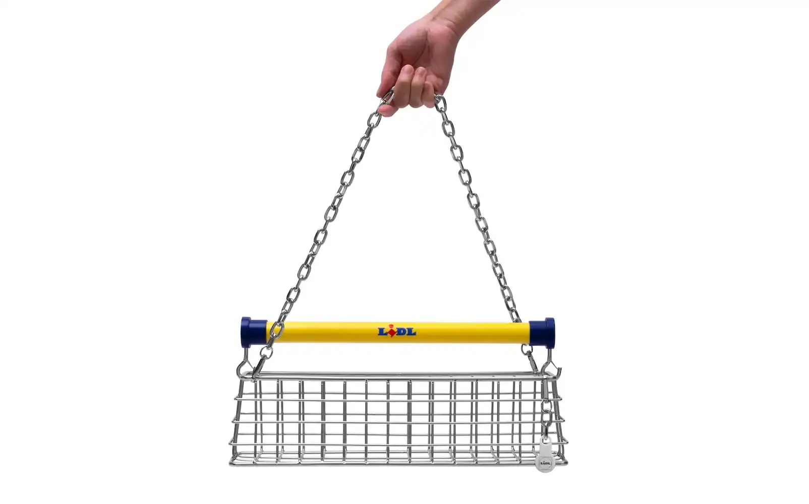 A detailed article explaining the collaboration between Lidl and Nik Bentel to produce a new handbag inspired by a supermarket shopping cart. (image 2 of 2)