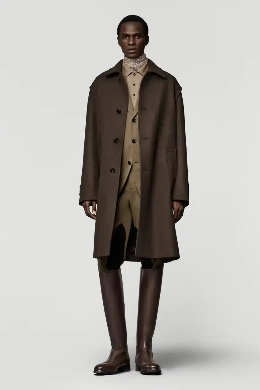 LORO PIANA TAKES EQUESTRIAN CUES FOR FALL/WINTER 2025-26 LORO PIANA TAKES EQUESTRIAN CUES FOR FALL/WINTER 2025-26 (image 35 of 49)