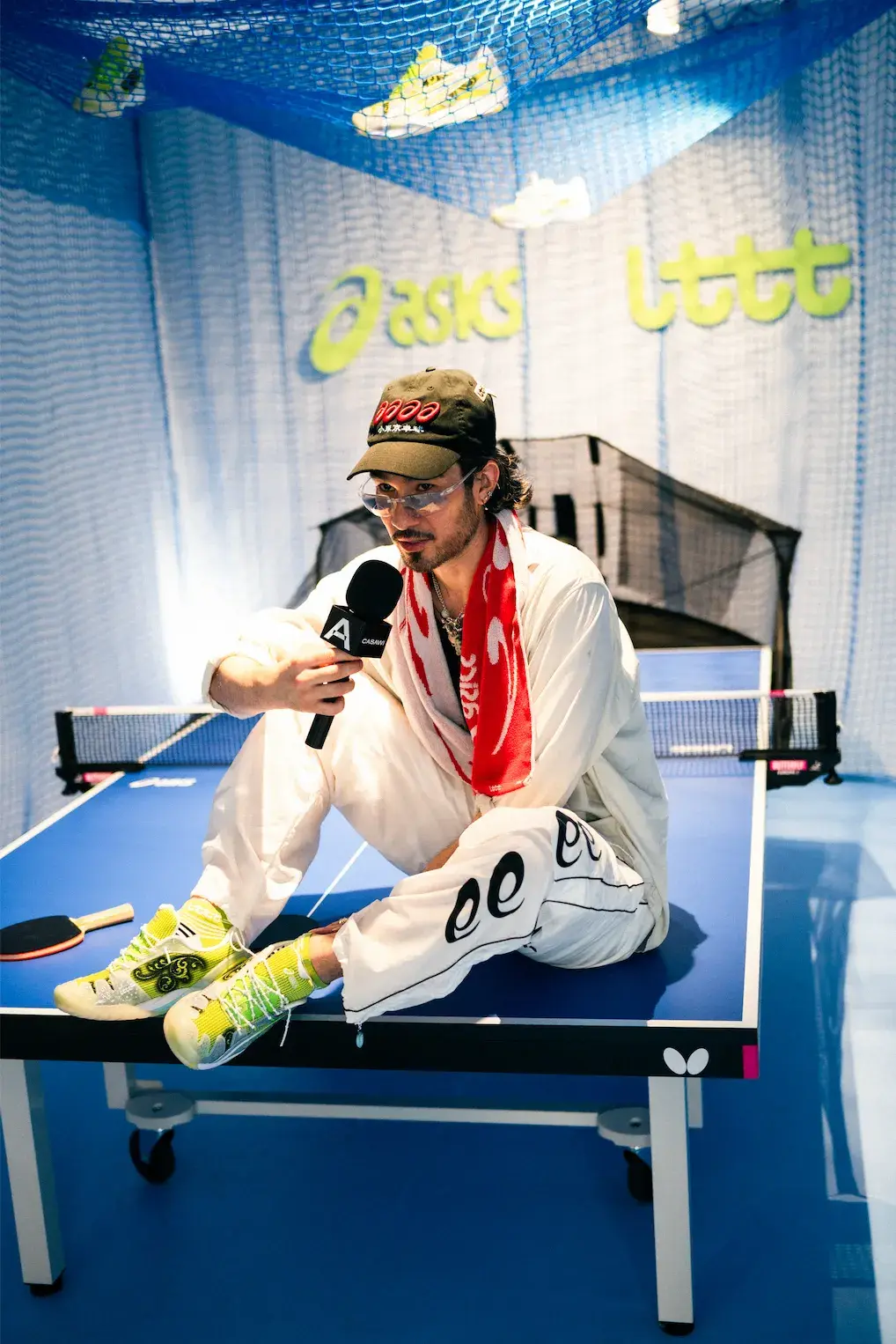 ASICS X LTTT: JIRO MAETSU AND ANISSA JAFFERY ON TABLE TENNIS image interview with Jiro Maetsu and Anissa Jaffery about the ASICS and Little Tokyo Table Tennis sneaker design collaboration. (image 6 of 28)
