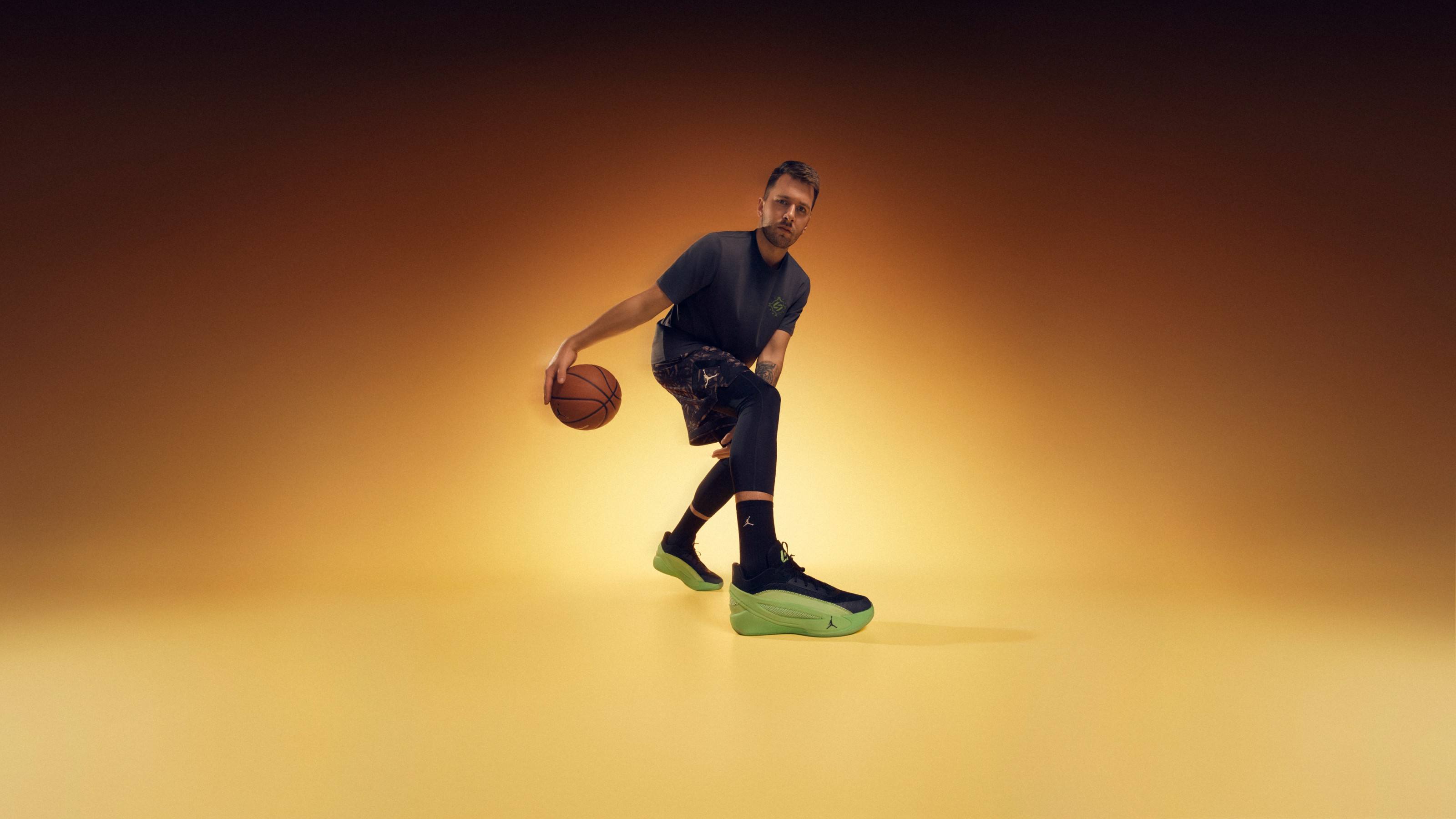 LUKA DONČIĆ AT HIS OWN PACE - A CONVERSATION ON THE JORDAN LUKA 5 image of Luka Dončić's Jordan Luka 5 drops January. Inside the design process, personal details, and how his patient, powerful playing style shaped his fifth signature shoe. (image 1 of 3)