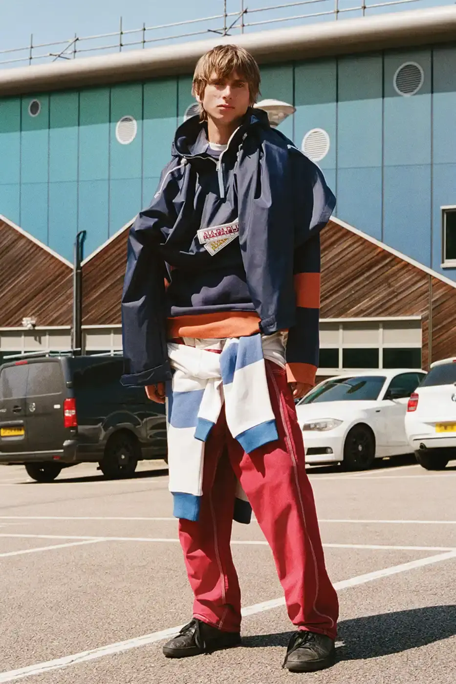 MARTINE ROSE AND NAPAPIJRI DROP THIRD COLLECTION Fashion designer Martine Rose partners with outdoor brand Napapijri for their third seasonal collection, featuring reworked anoraks, oversized sweats and workwear pieces available February 2026.