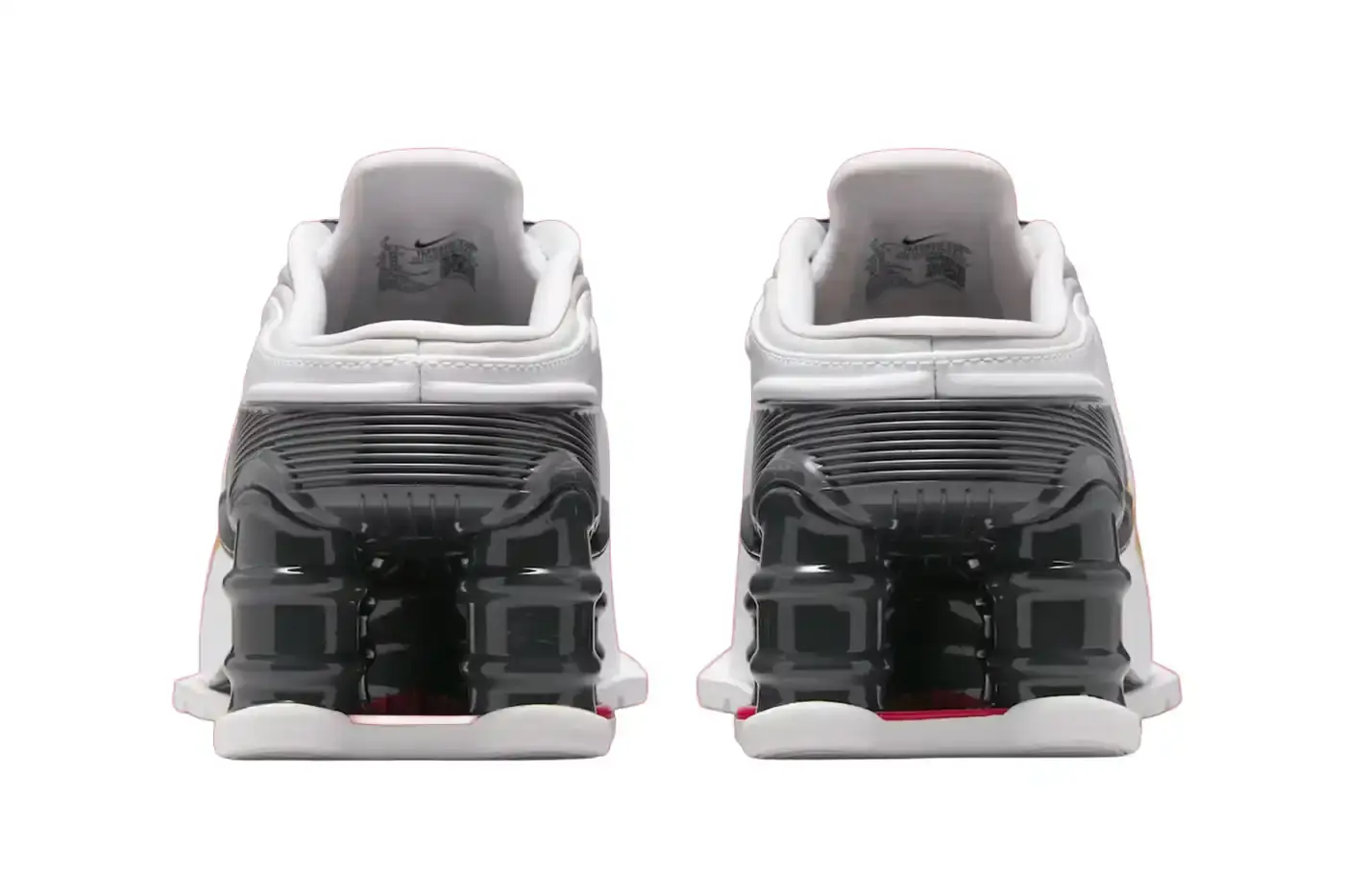 MARTINE ROSE NIKE SHOX MR4 MULE DROPS HOLIDAY 2025 Martine Rose and Nike release the Shox MR4 Mule in two colorways this Holiday 2025 for $200 USD. (image 5 of 9)