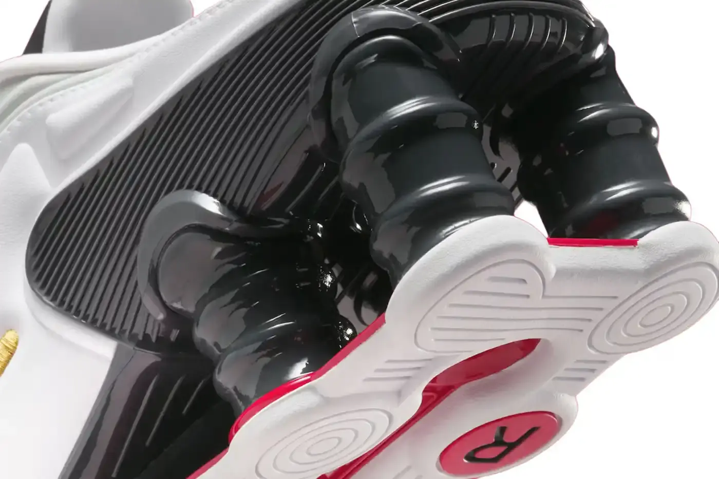 MARTINE ROSE NIKE SHOX MR4 MULE DROPS HOLIDAY 2025 Martine Rose and Nike release the Shox MR4 Mule in two colorways this Holiday 2025 for $200 USD. (image 8 of 9)