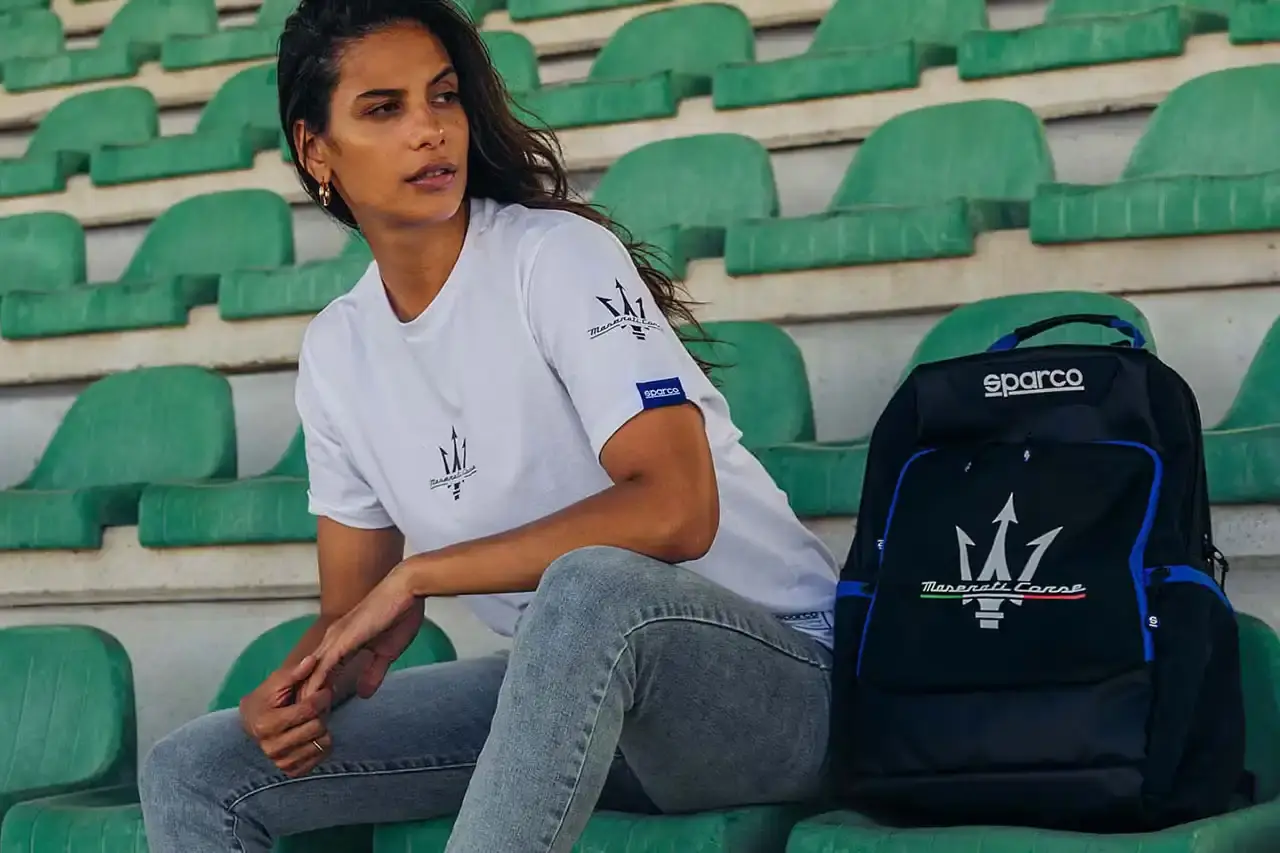 MASERATI PARTNERS WITH SPARCO FOR RACING COLLECTION image about new Maserati and Sparco collaboration launching racing-themed clothing and accessories collection for motorsport fans. (image 8 of 11)