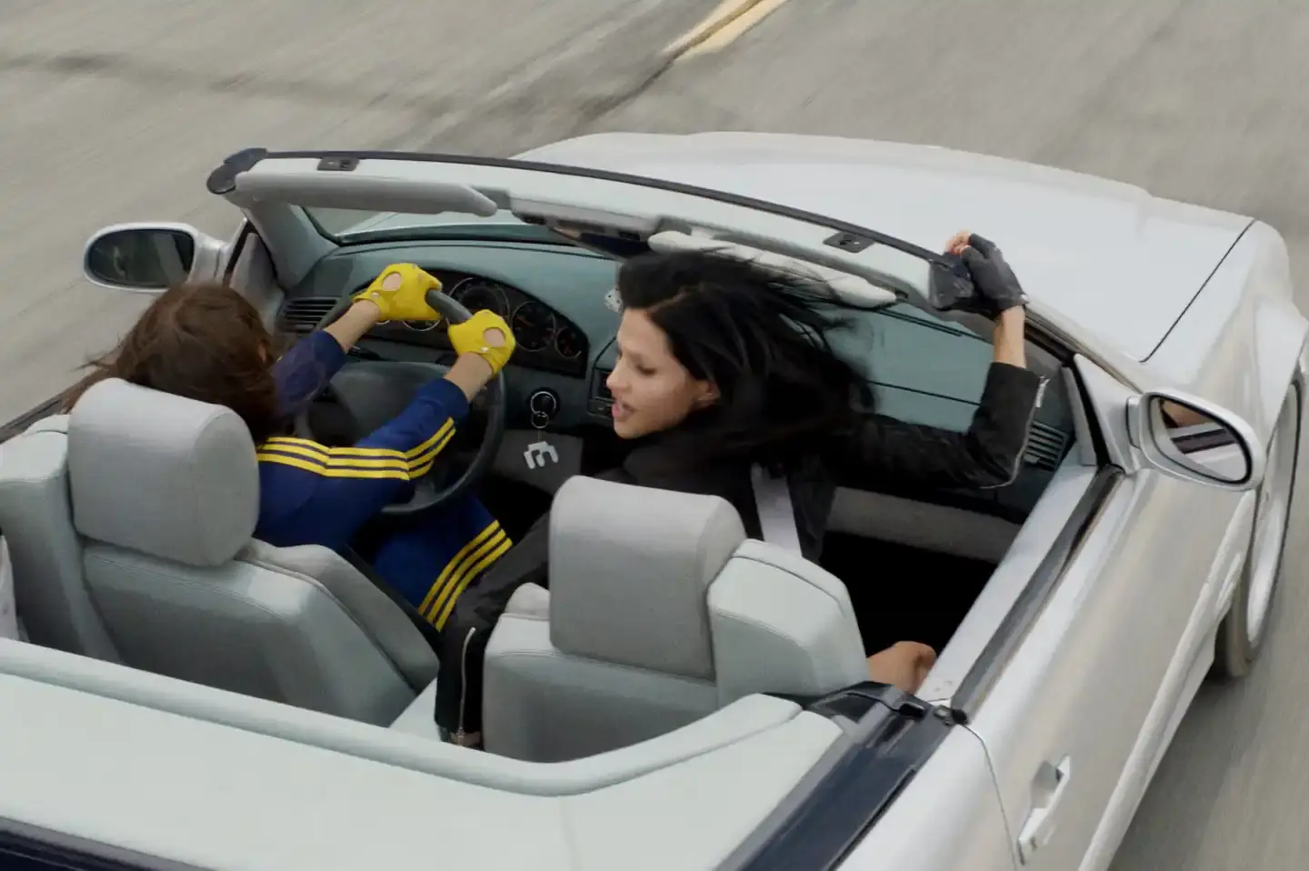 MIAOU TEAMS WITH ADIDAS ORIGINALS Fashion brand Miaou partners with adidas Originals to launch a collection combining contemporary style with vintage motorsport aesthetics, modeled by Gabbriette and Devon Lee Carlson. (image 5 of 19)