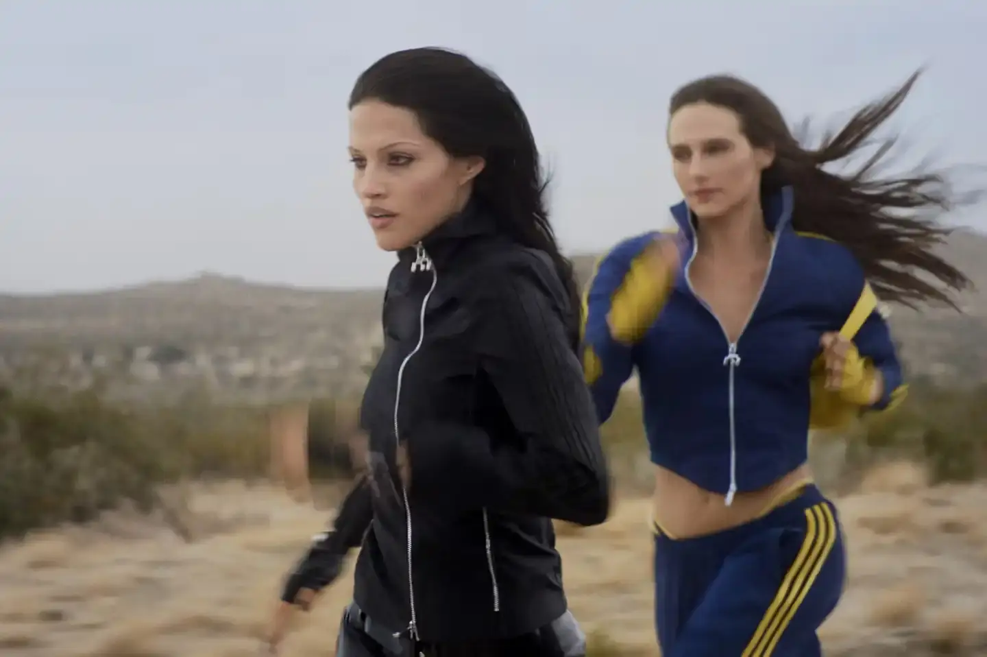 MIAOU TEAMS WITH ADIDAS ORIGINALS Fashion brand Miaou partners with adidas Originals to launch a collection combining contemporary style with vintage motorsport aesthetics, modeled by Gabbriette and Devon Lee Carlson. (image 6 of 19)