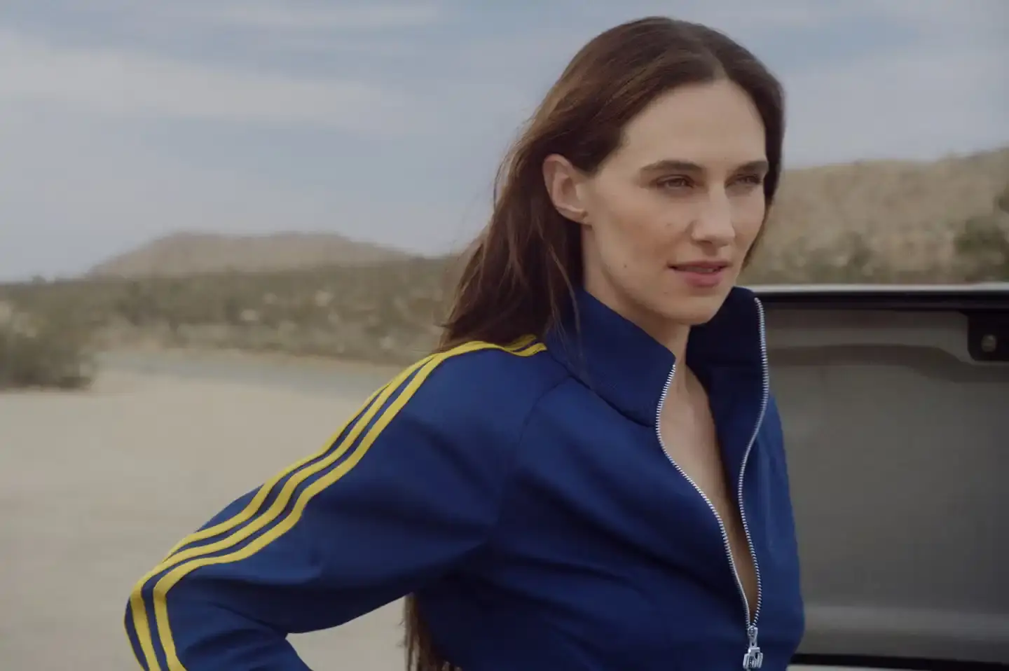 MIAOU TEAMS WITH ADIDAS ORIGINALS Fashion brand Miaou partners with adidas Originals to launch a collection combining contemporary style with vintage motorsport aesthetics, modeled by Gabbriette and Devon Lee Carlson. (image 11 of 19)
