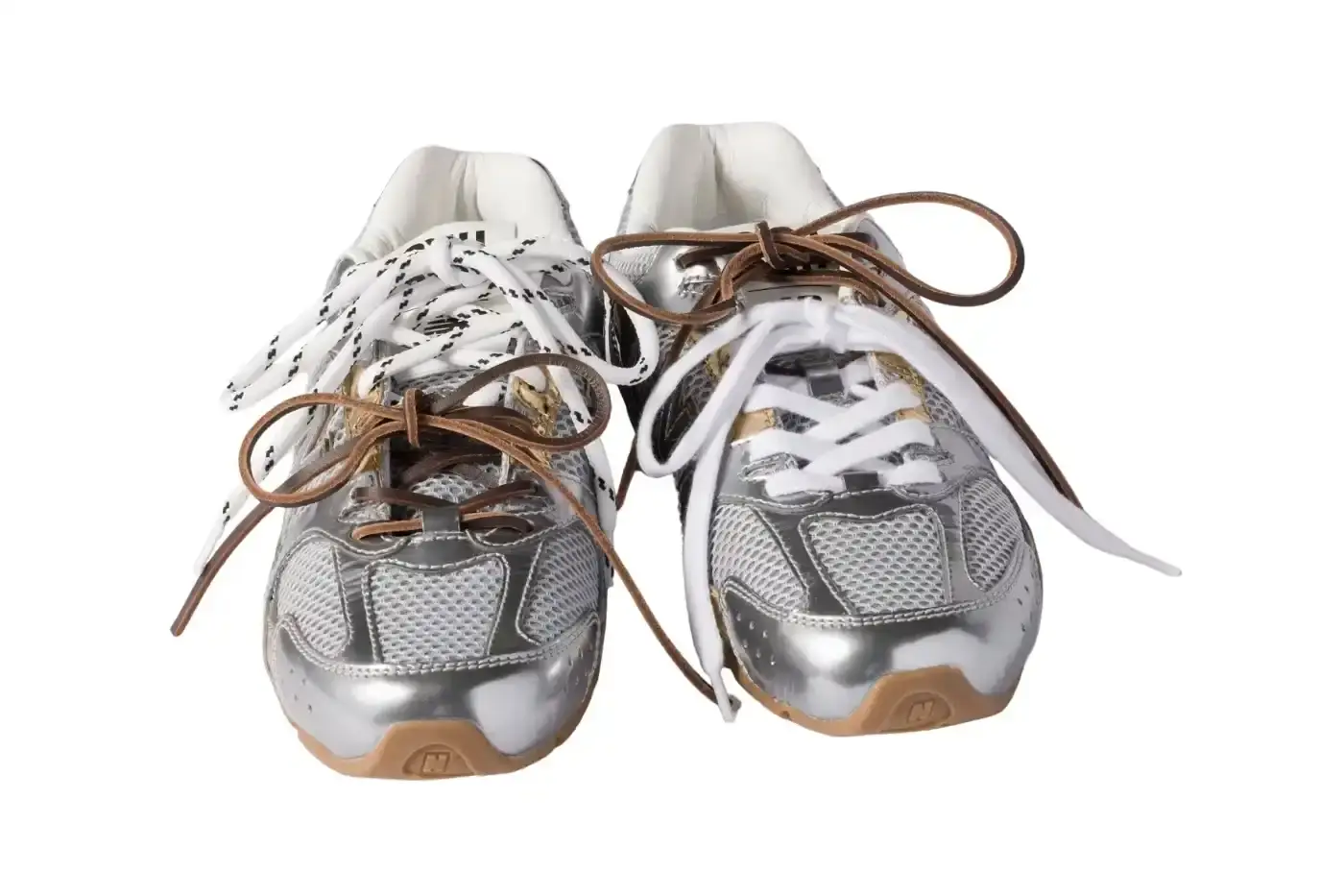 MIU MIU X NEW BALANCE 530SL DROPS image about the latest Miu Miu and New Balance sneaker collaboration featuring three colorways with premium materials and luxury design elements. (image 3 of 12)