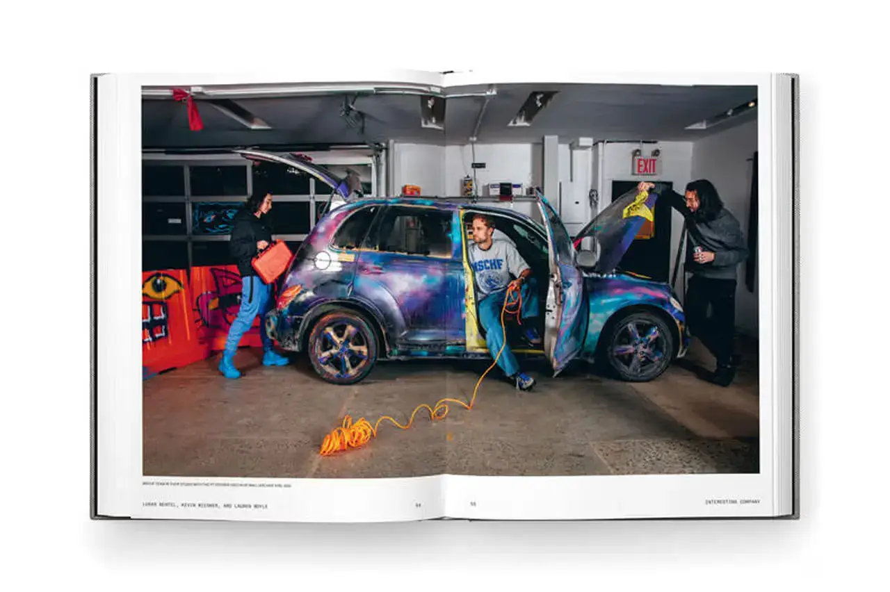 Phaidon Cover of 'Made by MSCHF' book published by Phaidon, showing a hardcover volume documenting the art collective's projects and history through case studies and archival imagery. (image 5 of 9)