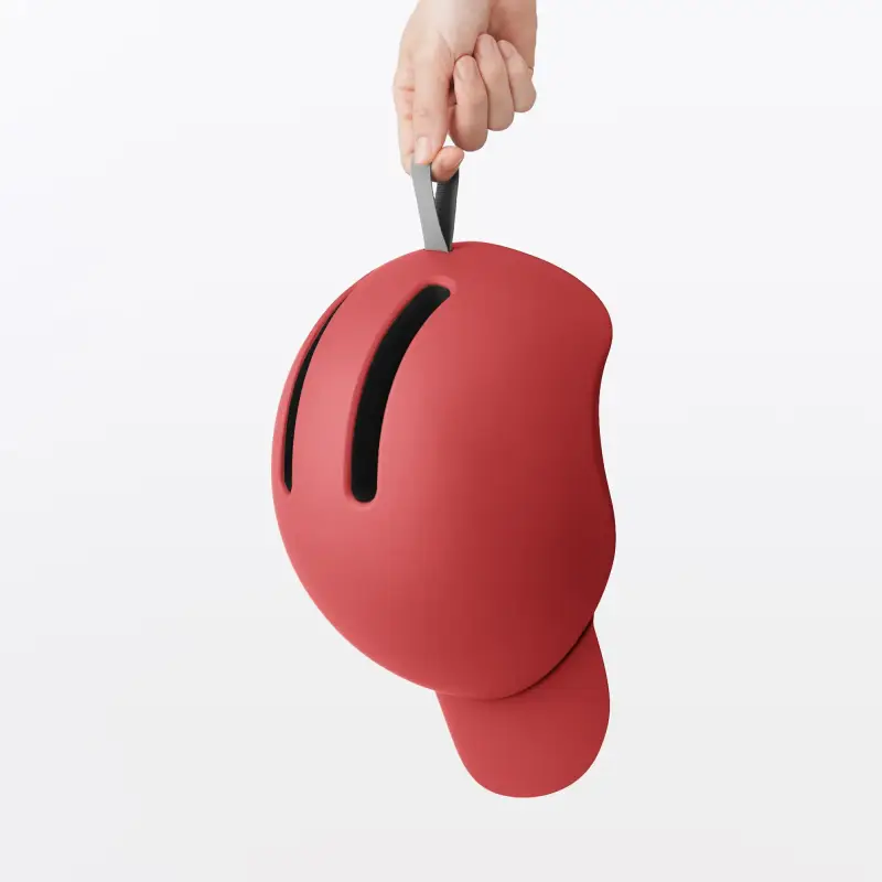 MUJI LAUNCHES NEW MINIMALIST BIKE AND HELMET image detailing the new Muji minimal bicycle and matching helmet release on August 19, including pricing in euros and unique design features. (image 8 of 12)