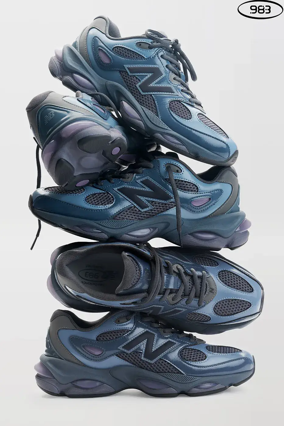 NEW BALANCE 983 SNEAKER RELEASE DETAILS image detailing the release date, price and design specifications of the New Balance 983 sneaker. (image 3 of 3)