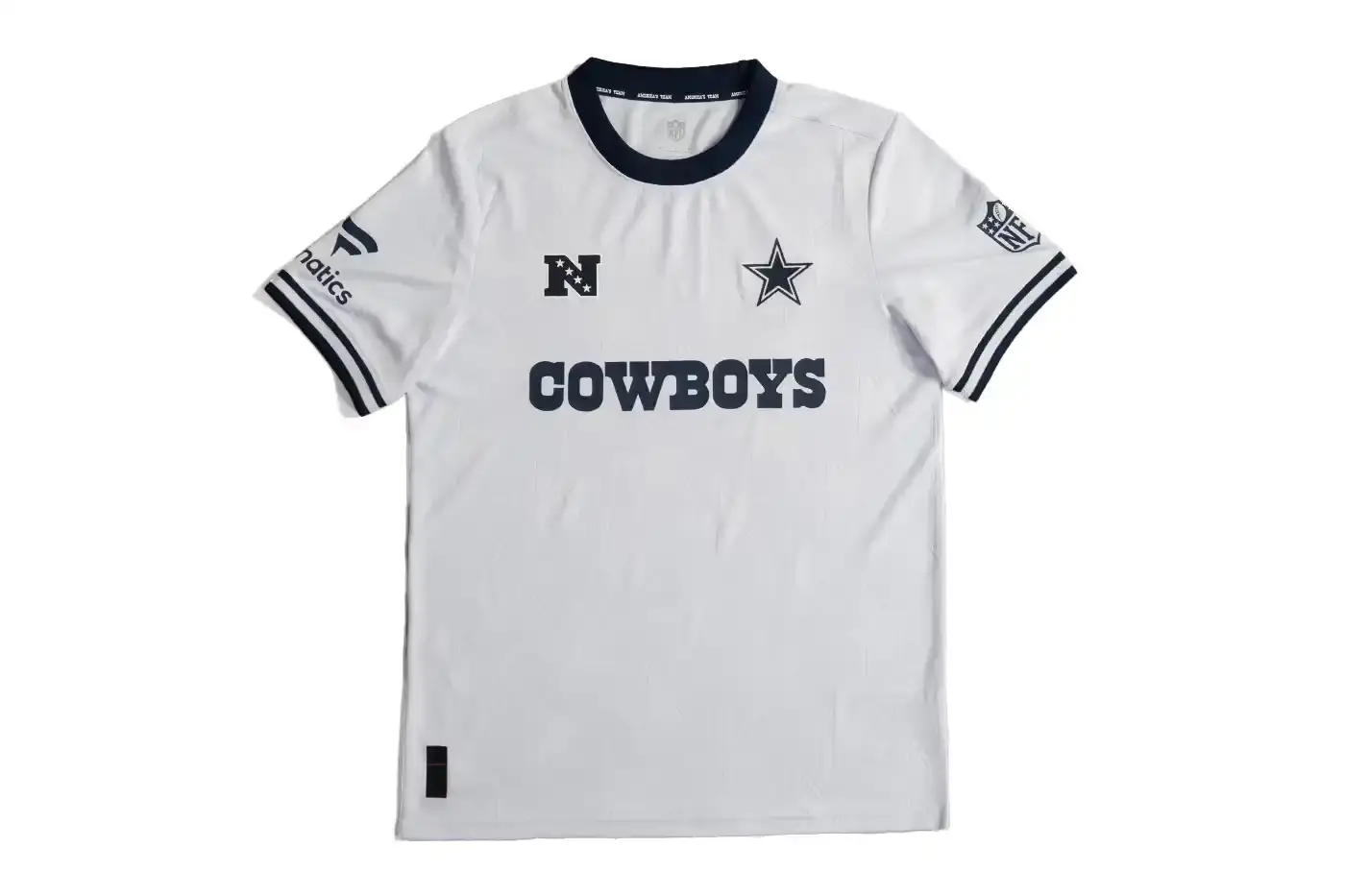 NFL TEAMS GET SOCCER-STYLE JERSEY MAKEOVER image about NFL and Fanatics collaboration creating soccer-style jerseys for all 32 NFL teams, launching at Fanatics Fest NYC event before international distribution. (image 24 of 32)