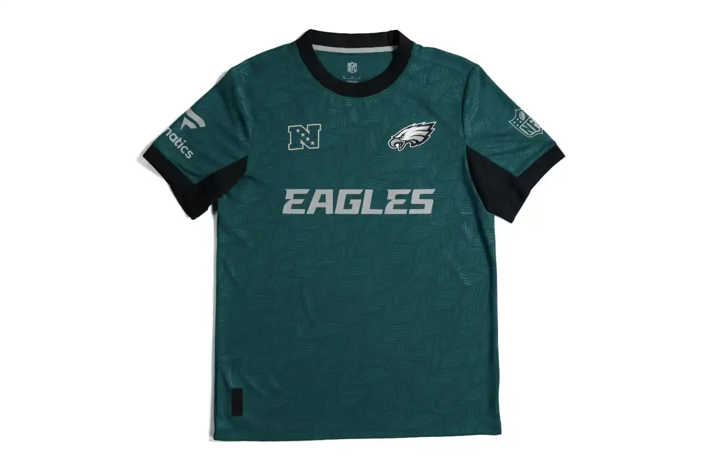 NFL TEAMS GET SOCCER-STYLE JERSEY MAKEOVER image about NFL and Fanatics collaboration creating soccer-style jerseys for all 32 NFL teams, launching at Fanatics Fest NYC event before international distribution. (image 7 of 32)