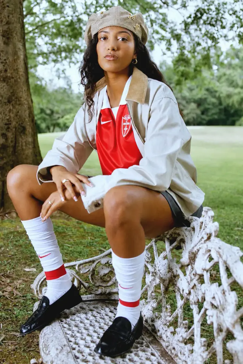 NIKE AC MONZA 2026/27 KIT COLLECTION image of Nike and AC Monza launch the 2026/27 home and away kits featuring classic red and white designs. (image 3 of 6)