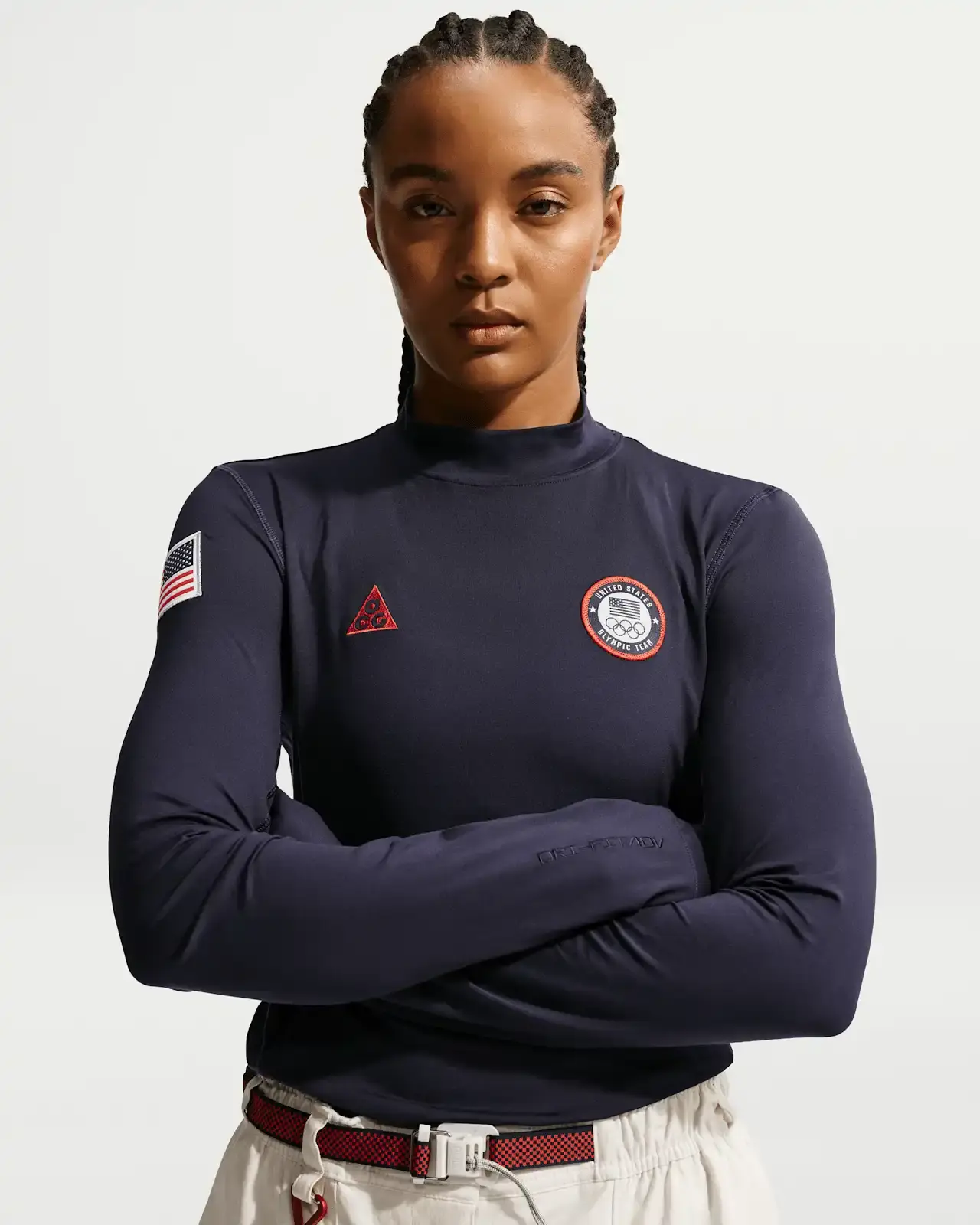 NIKE ACG TEAM USA COLLECTION FOR 2026 WINTER OLYMPICS Nike ACG unveils Team USA collection for 2026 Milano Cortina Winter Olympics featuring technical outdoor apparel including jackets, long-sleeve shirts, accessories, and a sherpa fleece with eagle design (image 1 of 3)