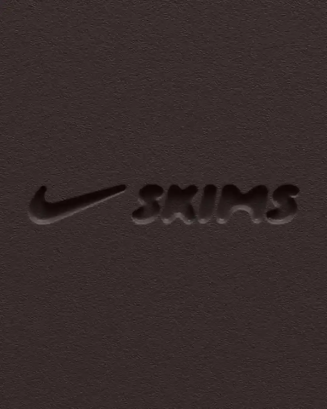 NikeSKIMS logo showing combined branding of Nike and SKIMS