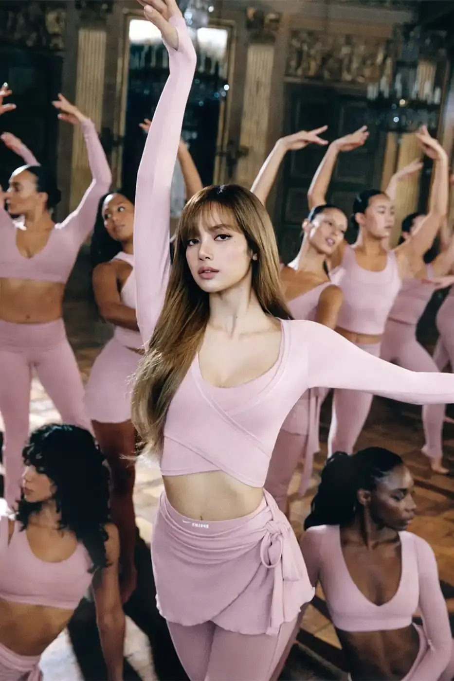 NIKE AND SKIMS DROP BALLET-INSPIRED COLLECTION Nike and SKIMS announce their Spring 2026 collection with ballet-inspired athletic wear, introducing the NikeSKIMS Rift Satin shoe and five material collections. LISA of BLACKPINK appears in the campaign shot in Paris.