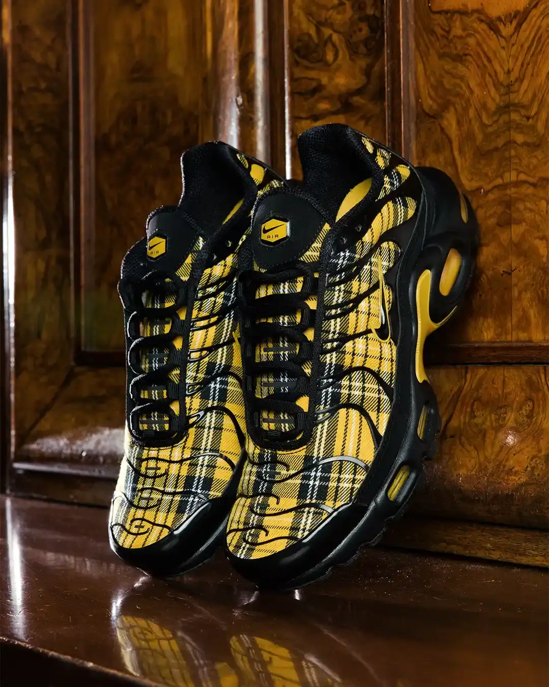 FOOT LOCKER AND ANNA RELEASE NIKE TN TARTAN An article detailing the release of the yellow Nike TN Tartan sneaker by Foot Locker and Italian rapper ANNA. (image 6 of 6)
