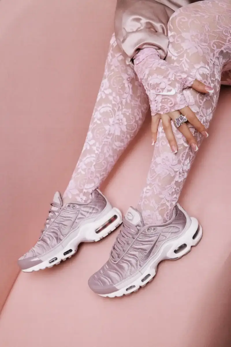 NIKE TN WOMEN CAMPAIGN FEATURING ANNA PEPE image detailing the release of a sneaker collaboration between Nike and Foot Locker featuring musician Anna Pepe. (image 6 of 6)