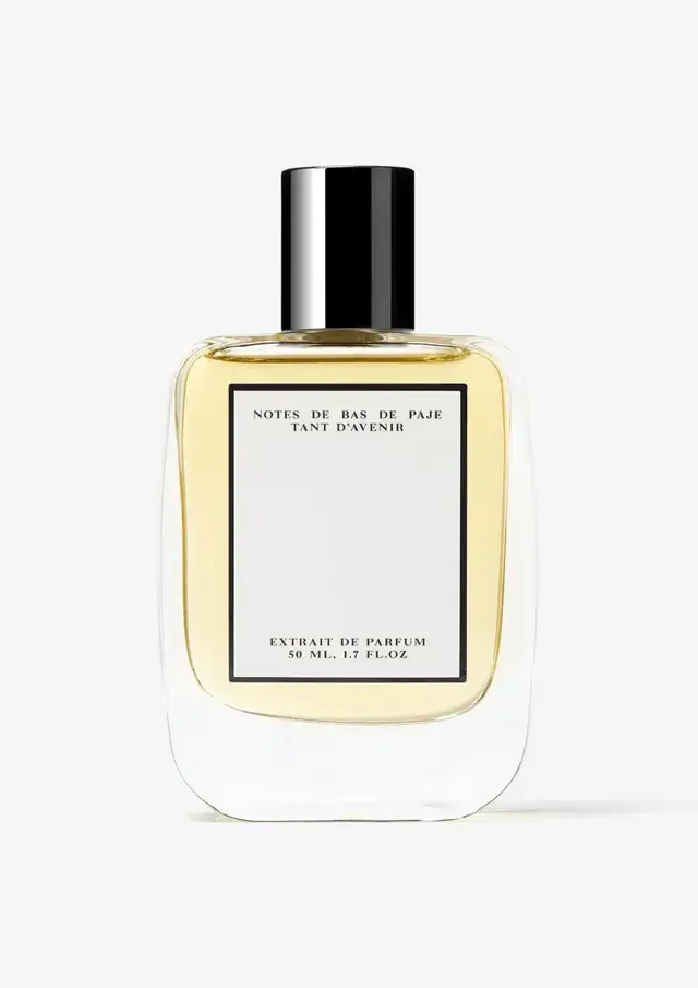 NOTES DE BAS DE PAJE AND TANT D'AVENIR RELEASE FILIGRANE The Filigrane 50 ml perfume extract bottle alongside the 925 sterling silver and citrine pendant by Tant d'Avenir and Notes de Bas de Paje. (image 2 of 6)