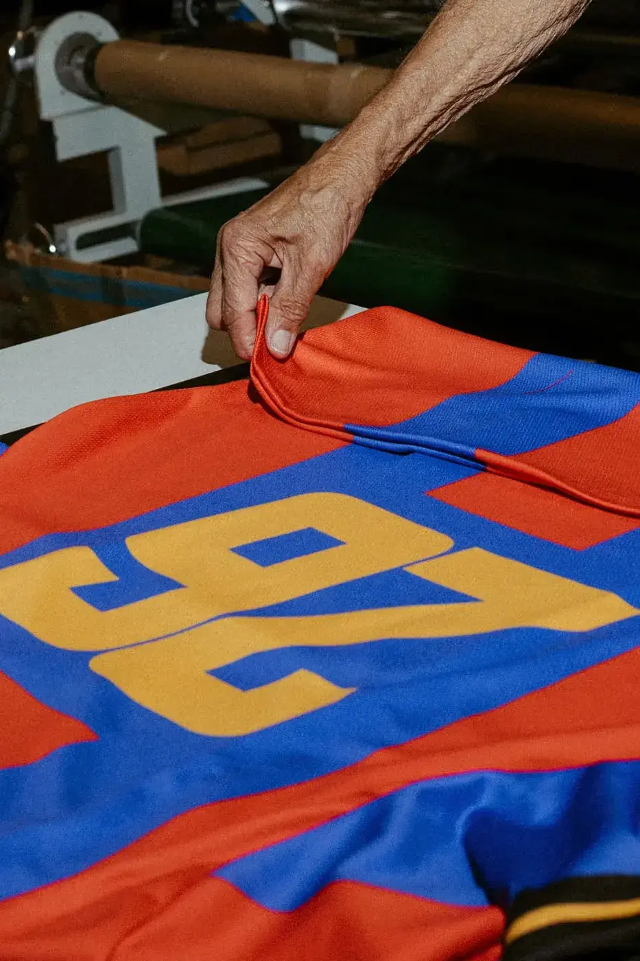 NYC AND MAYOR ZOHRAN MAMDANI LAUNCH WORLD CUP JERSEYS image description of the launch of local New York City World Cup apparel priced at 46 Euros to provide an alternative to expensive tournament merchandise. (image 6 of 7)