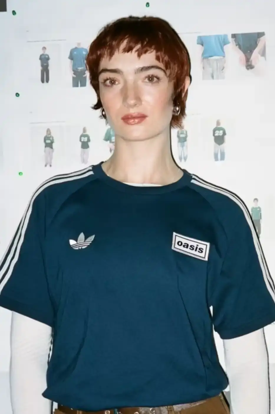 OASIS AND ADIDAS ORIGINALS SS26 APPAREL image detailing the upcoming SS26 clothing release from Oasis and adidas Originals featuring product descriptions and purchase instructions. (image 5 of 5)