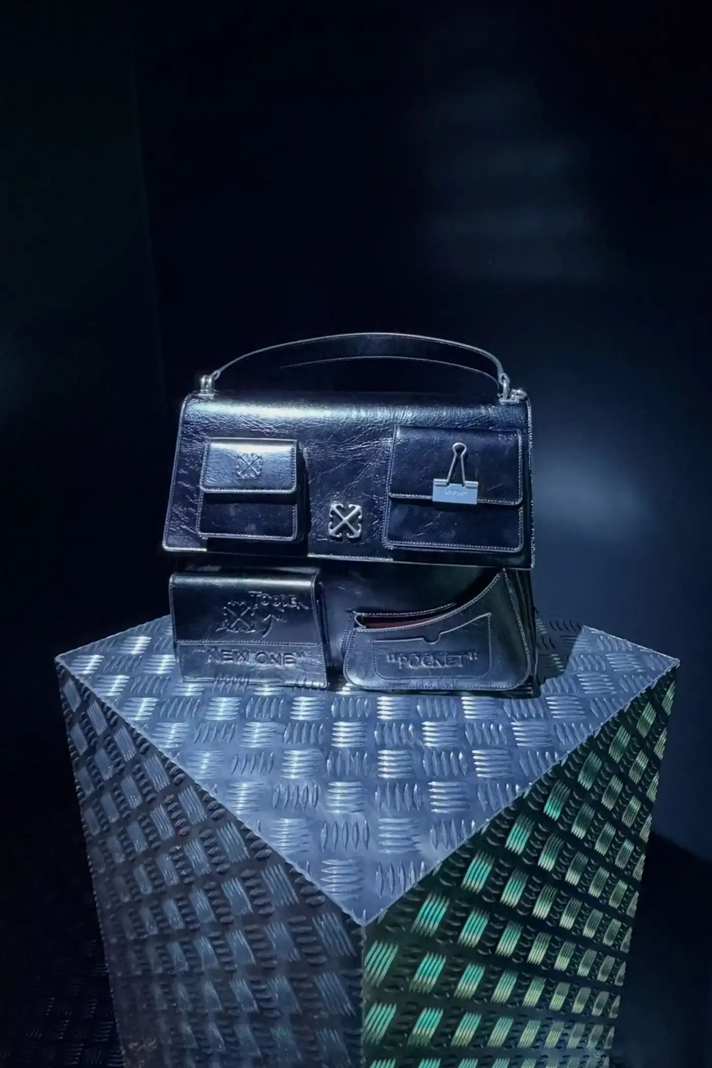 OFF-WHITE PRESENTS IMAGINARY PALACE EXHIBITION IN MILAN image of Off-White's Imaginary Palace exhibition during Milan Fashion Week. The content details ten creative collaborators who reinterpreted ten signature brand items. (image 23 of 30)