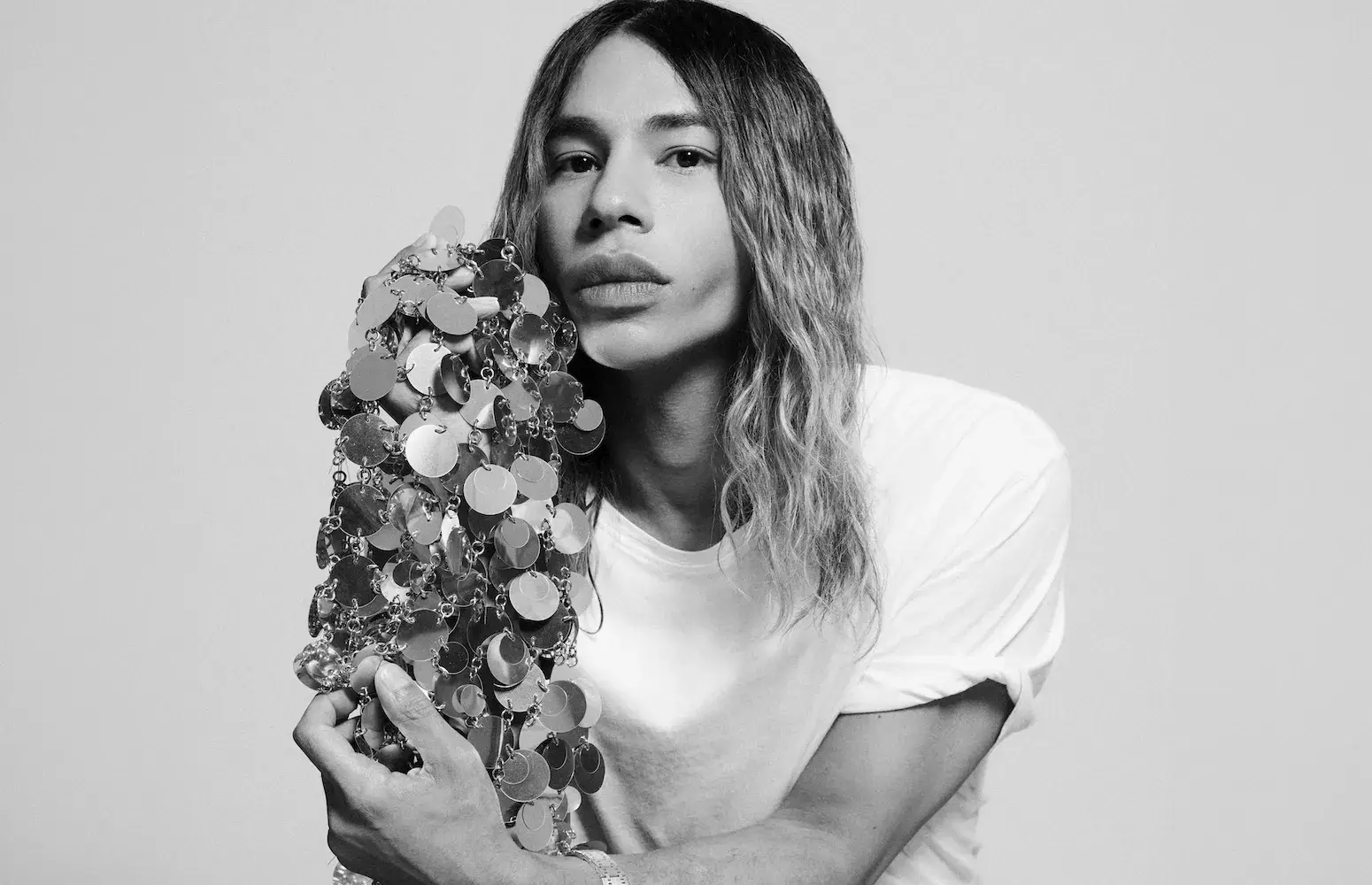 An image announcing Olivier Rousteing as the new creative director of the fashion house Rabanne.
