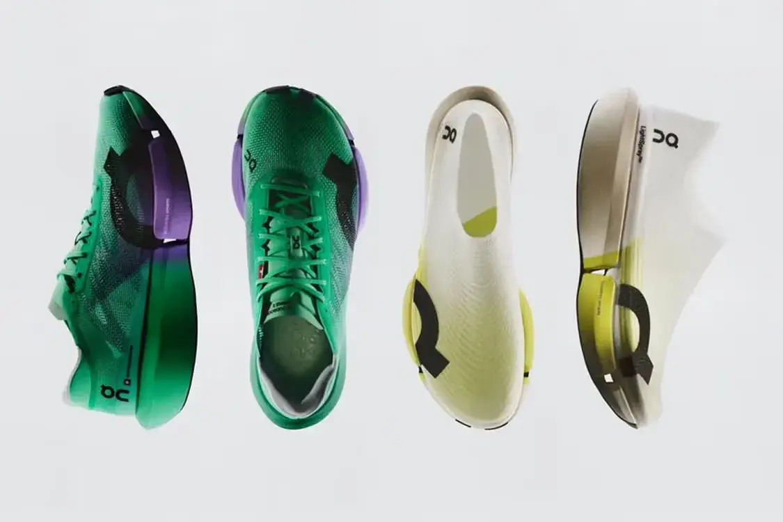 image report detailing the technical specifications, pricing, and manufacturing details of On running shoes.