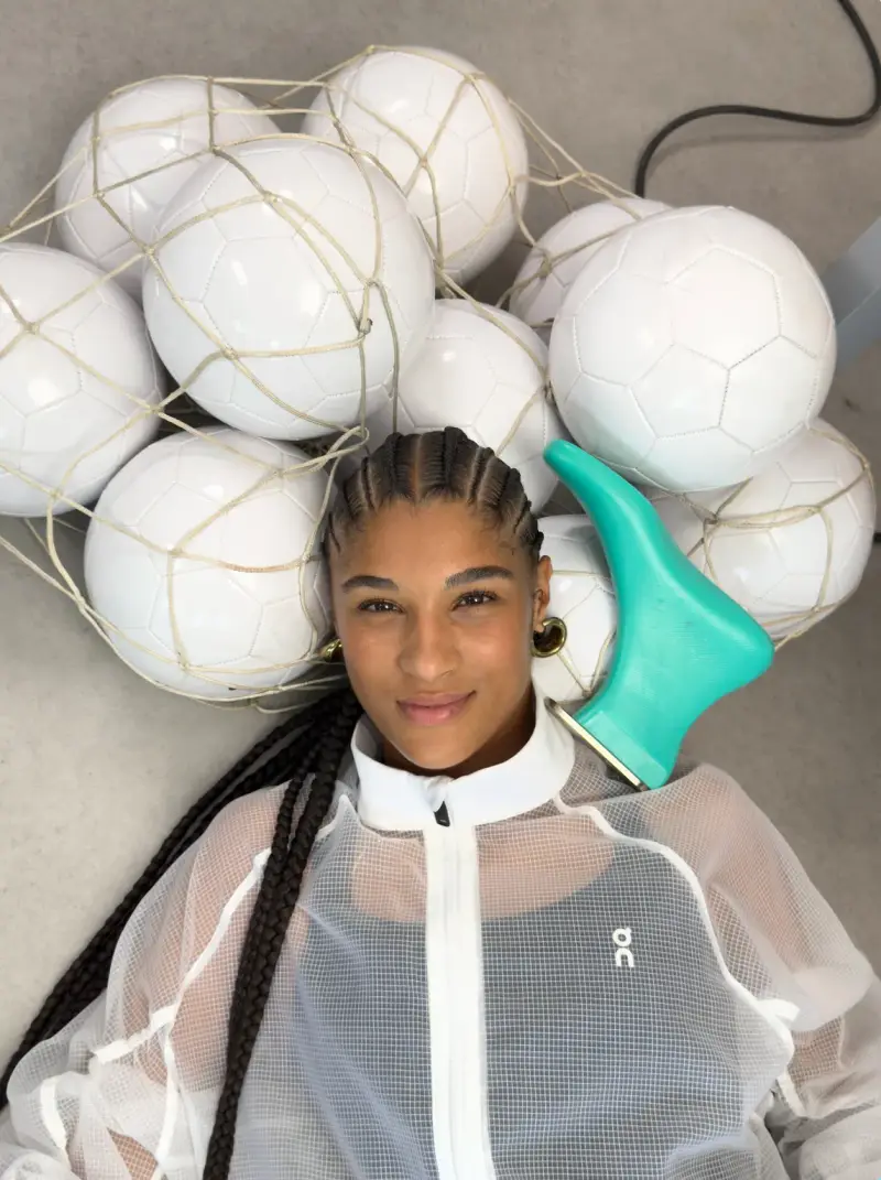 ON EXPANDS OPERATIONS INTO FOOTBALL WITH KYLIAN MBAPPE image outlining the business partnership between sportswear manufacturer On and professional football players Kylian Mbappe, Thierry Henry, and Sydney Schertenleib. (image 5 of 5)