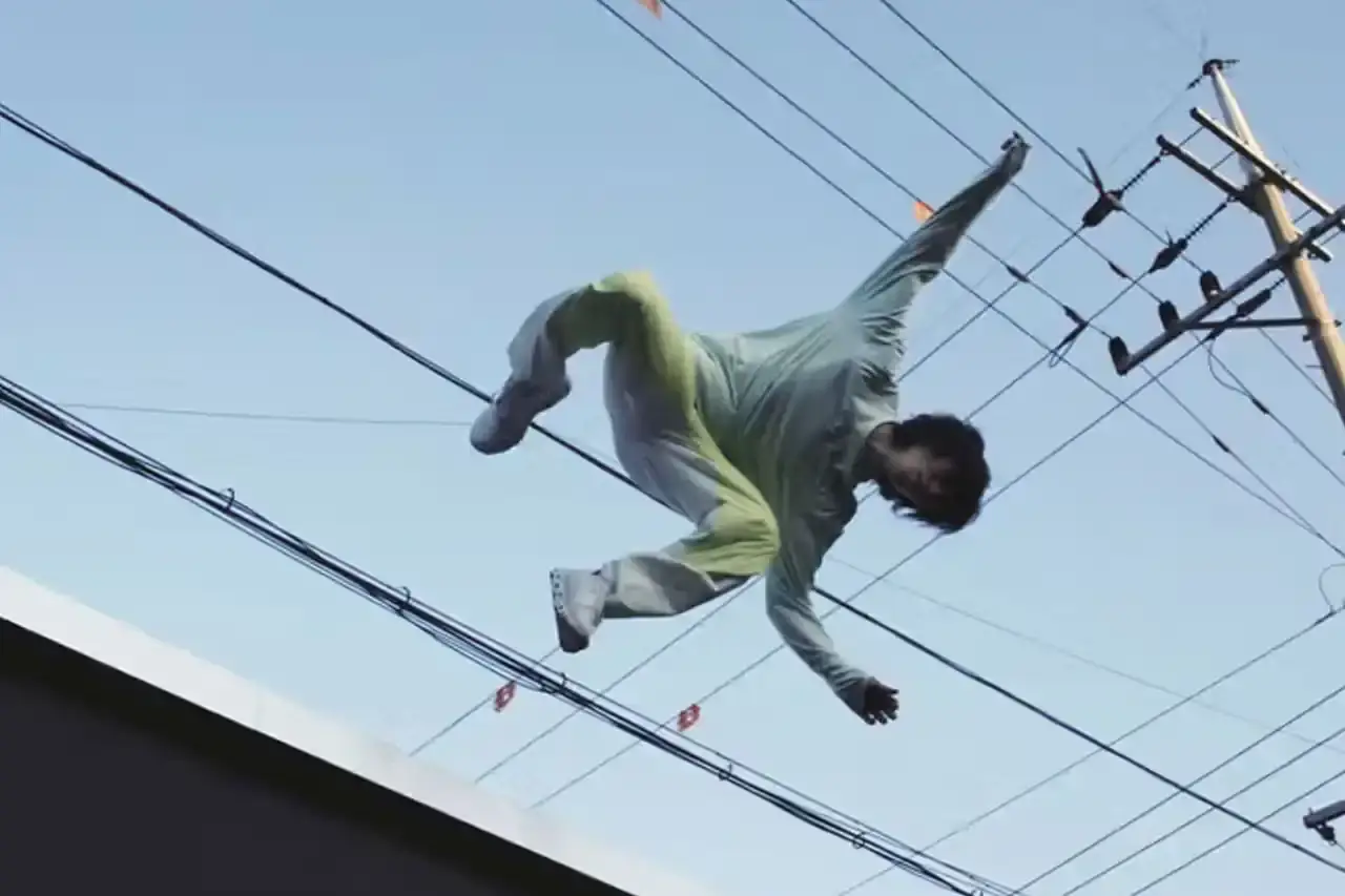 On On Running x POST ARCHIVE FACTION (PAF) 'CURRENT FORM 2.0+' collection showing Cloudmonster 2 and Cloudventure Peak shoes alongside technical apparel pieces in earth tones. (image 2 of 5)