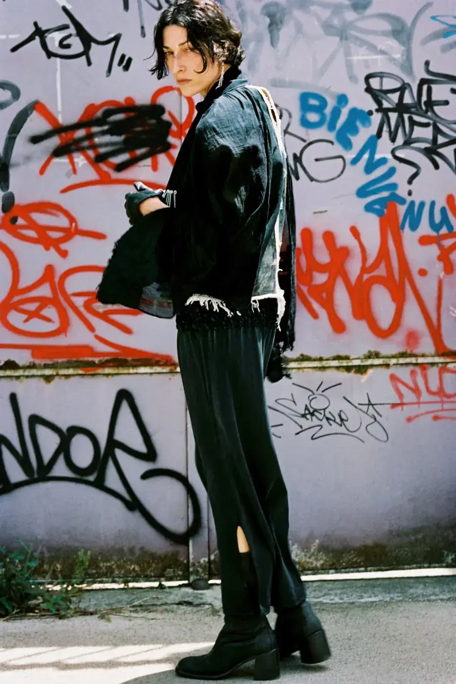 OUR LEGACY SS27 REWORKS BRITISH SUBCULTURES image describing the design elements and subcultural influences of the Our Legacy Spring Summer 2027 fashion collection. (image 10 of 66)