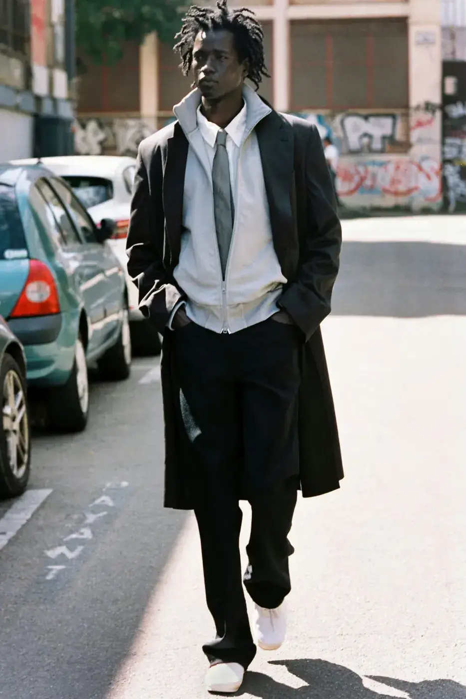 OUR LEGACY SS27 REWORKS BRITISH SUBCULTURES image describing the design elements and subcultural influences of the Our Legacy Spring Summer 2027 fashion collection. (image 29 of 66)