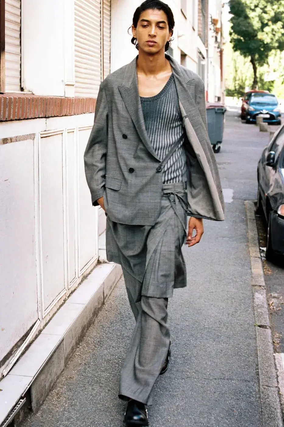 OUR LEGACY SS27 REWORKS BRITISH SUBCULTURES image describing the design elements and subcultural influences of the Our Legacy Spring Summer 2027 fashion collection. (image 30 of 66)