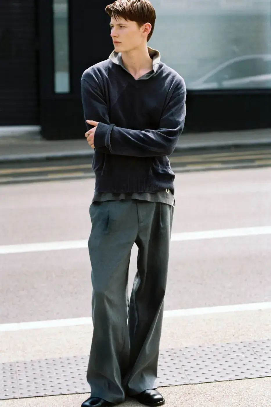OUR LEGACY SS27 REWORKS BRITISH SUBCULTURES image describing the design elements and subcultural influences of the Our Legacy Spring Summer 2027 fashion collection. (image 47 of 66)